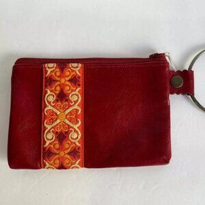 Laura Bee Designs Handmade In Seattle Red Coin purse